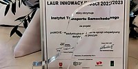 SREBRNY LAUR INNOWACYJNOŚCI